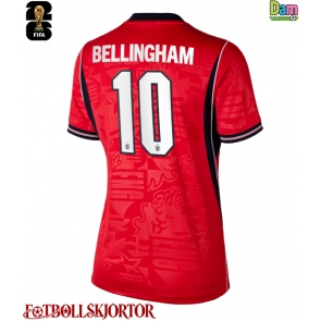 England Jude Bellingham #10 Bortatröja Dam VM 2026 Kortärmad